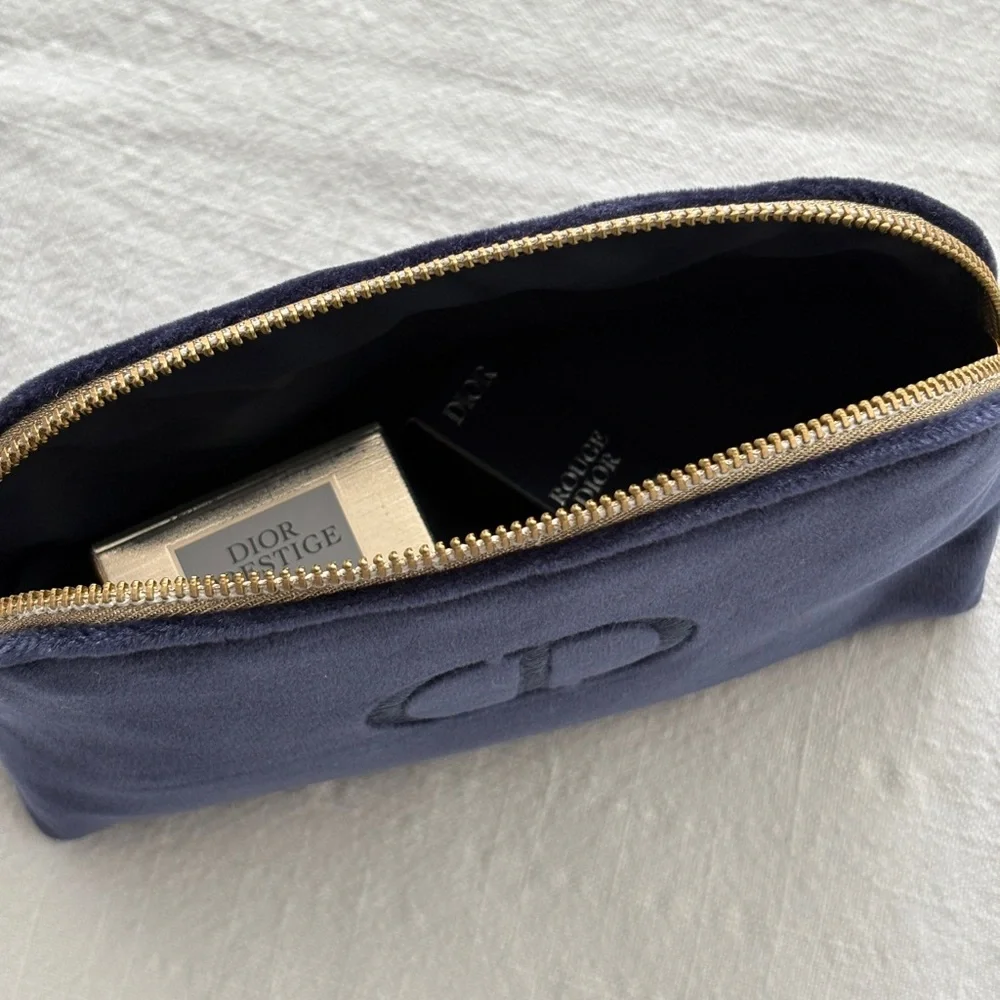 Dior navy velvet
